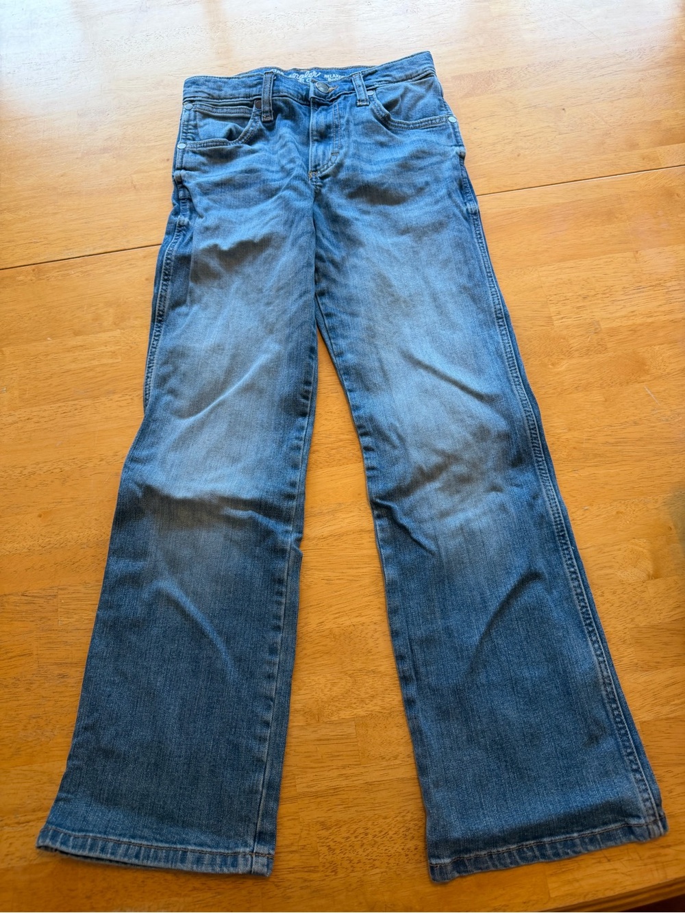 Boys wrangler retro relaxed, boot jeans, size 12